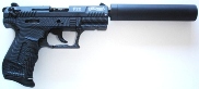 WALTHER P22 WITH GEMTECH OUTBACK II SUPPRESSOR